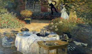 Monet painting - The Luncheon.