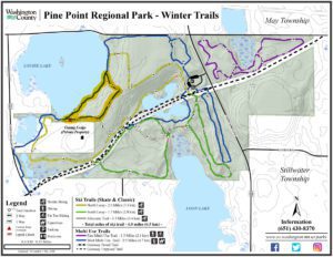 Pine Point Park Winter Trails Map 2018